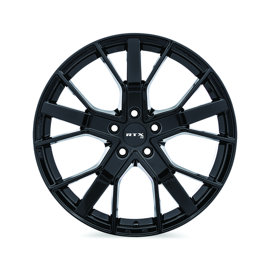 083073 - RTX OE Brumen 21X9.5 5X112 ET 32mm Gloss Black -  RTX Wheels Canada