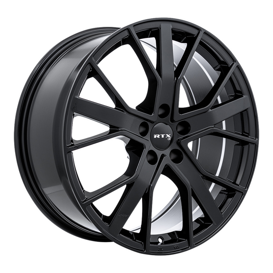 083072 - RTX OE Brumen 20X9 5X112 ET 35mm Gloss Black -  RTX Wheels Canada