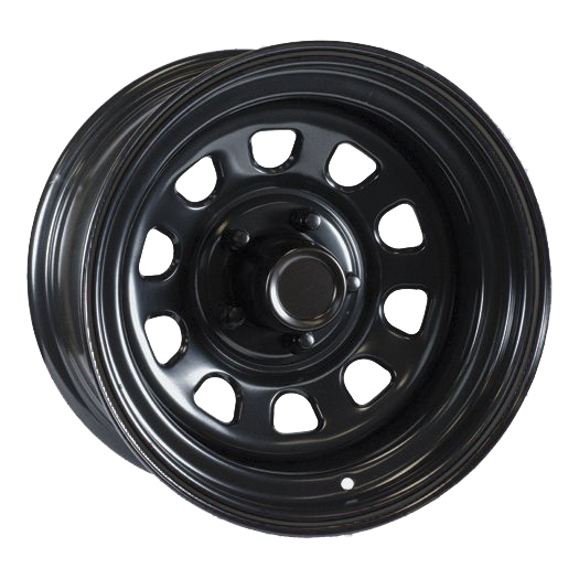 CD847855 - Ceco Series 84 Daytona 16X8 5X139.7 ET -6mm Black - Ceco Wheels Canada