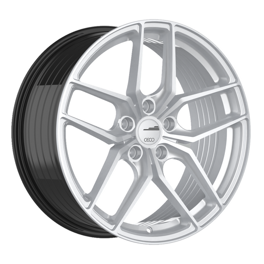 178624 - Ceco C01 17X7.5 5X114.3 ET 40mm Hyper Silver - Ceco Wheels Canada