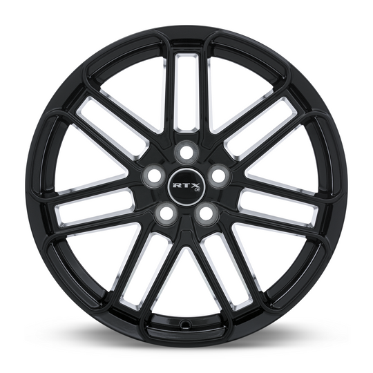 163700 - RTX OE Cambridge 17X7 5X100 ET 40mm Gloss Black -  RTX Wheels Canada