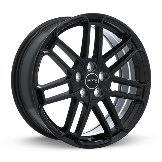 163700 - RTX OE Cambridge 17X7 5X100 ET 40mm Gloss Black -  RTX Wheels Canada