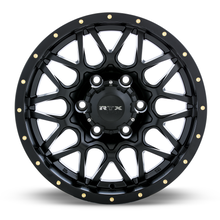 Charger l'image dans la galerie, 081874BLEM-4 - RTX Offroad Canyon 18X9 6X139.7 ET 10mm Satin Black -  RTX Wheels Canada