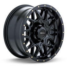 Charger l'image dans la galerie, 081874BLEM-4 - RTX Offroad Canyon 18X9 6X139.7 ET 10mm Satin Black -  RTX Wheels Canada