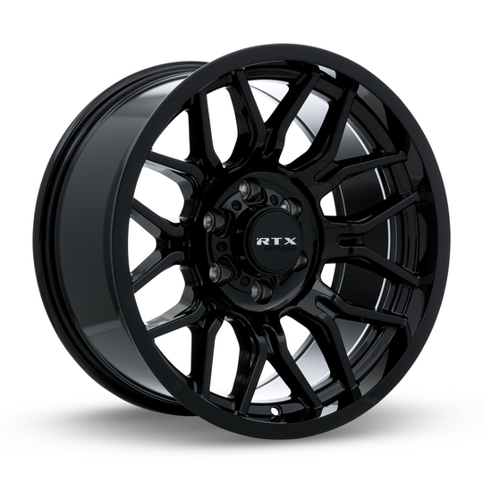 163747 - RTX Offroad Claw 18X9 5X127 ET -12mm Gloss Black -  RTX Wheels Canada