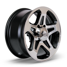 Charger l'image dans la galerie, 081927 - RTX Courier 16X7 6X130 ET 30mm Black Machined - RTX Wheels Canada