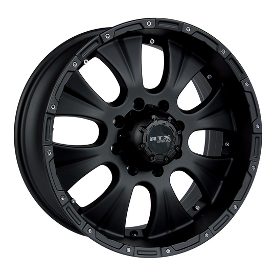 081352 - RTX Offroad Crawler 17X8 8X165.1 ET 20mm Matte Black -  RTX Wheels Canada