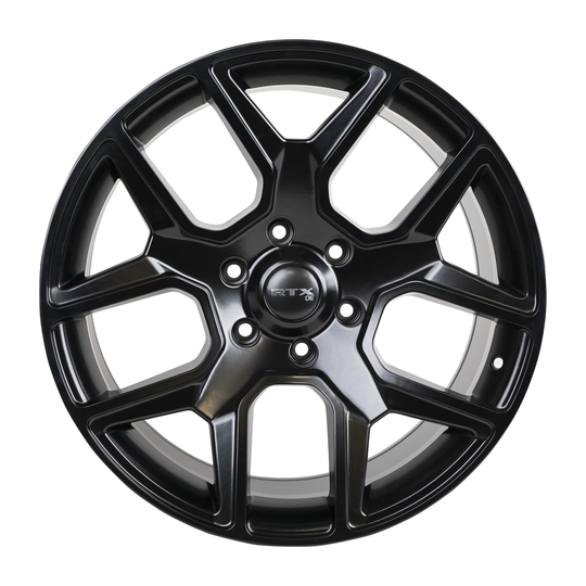 082887 - RTX OE Dallas 20X9 6X139.7 ET 18mm Satin Black -  RTX Wheels Canada