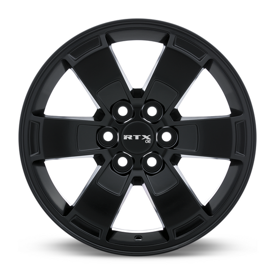 082228 - RTX OE Denver 16X7 6X120 ET 25mm Satin Black -  RTX Wheels Canada