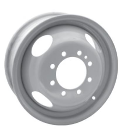 X45401 - RTX Steel Wheel 16X6 8X165.1 ET 136mm Grey - RTX Wheels Canada
