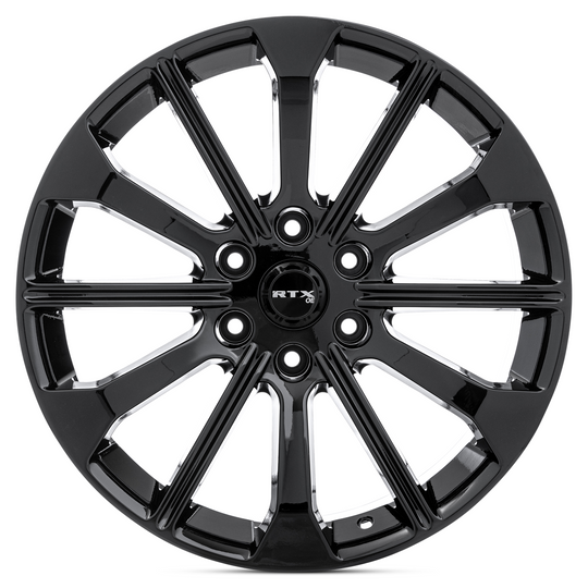 083216 - RTX OE FD02 17X8.5 6X135 ET 30mm Gloss Black -  RTX Wheels Canada