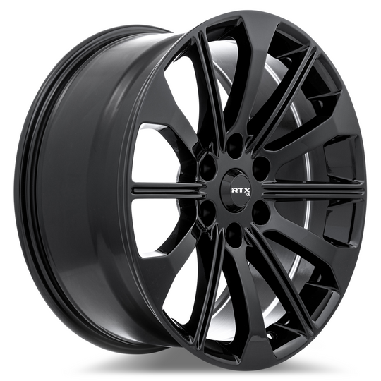 083217 - RTX OE FD02 18X9 6X135 ET 30mm Gloss Black -  RTX Wheels Canada