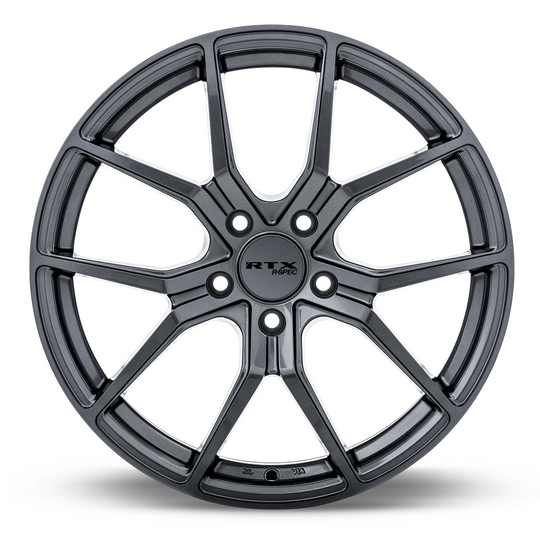 082619 - RTX R-Spec FF10 18X8 5X108 ET 38mm Gunmetal -  RTX Wheels Canada