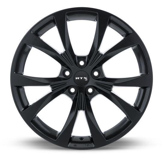083058 - RTX OE Flint 19X8 5X108 ET 42mm Satin Black -  RTX Wheels Canada