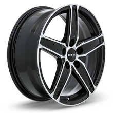 Load image into Gallery viewer, 082338 - RTX Frost 17X7 5X114.3 ET 42mm Black Machined - RTX Wheels Canada