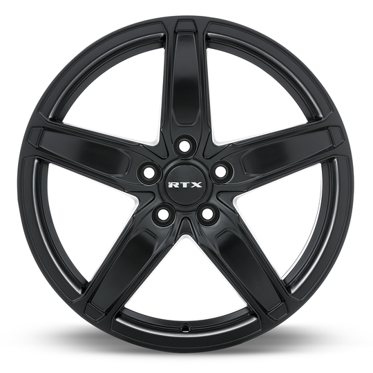082587 - RTX Frost 17X7 5X100 ET 40mm Satin Black - RTX Wheels Canada