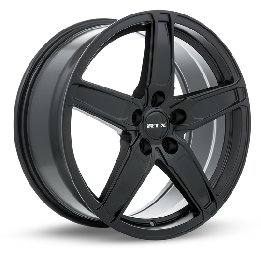 082907 - RTX Frost 16X6.5 5X100 ET 35mm Satin Black - RTX Wheels Canada