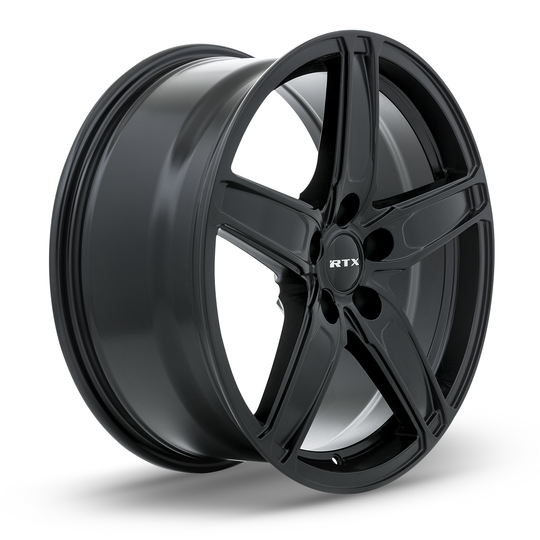 082907 - RTX Frost 16X6.5 5X100 ET 35mm Satin Black - RTX Wheels Canada