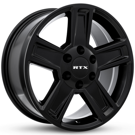 082179 - RTX Glacier 17X8 6X139.7 ET 15mm Satin Black - RTX Wheels Canada