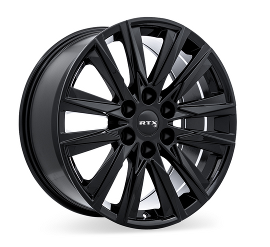 083084 - RTX OE GM01 20X9 6X139.7 ET 25mm Gloss Black -  RTX Wheels Canada