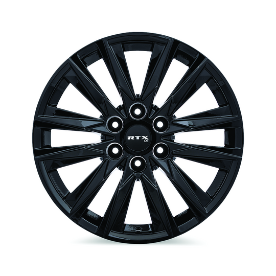 083079 - RTX OE GM01 22X9 6X139.7 ET 25mm Gloss Black -  RTX Wheels Canada