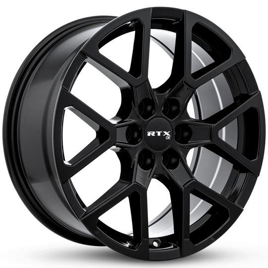 083237 - RTX OE GM02 20X8.5 6X120 ET 35mm Gloss Black -  RTX Wheels Canada