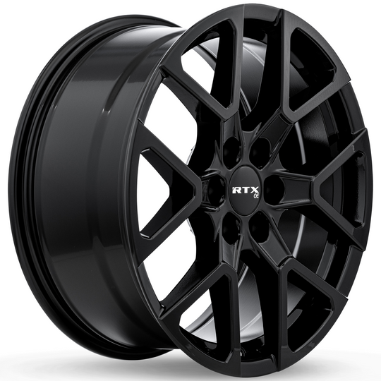 083236 - RTX OE GM02 18X8 6X120 ET 35mm Gloss Black -  RTX Wheels Canada