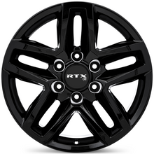 Load image into Gallery viewer, 507436 - RTX OE GM04 18X8.5 6X139.7 ET 26mm Gloss Black -  RTX Wheels Canada
