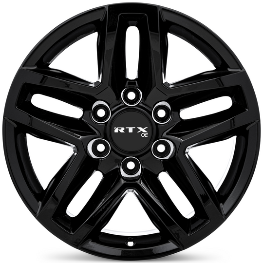 507436 - RTX OE GM04 18X8.5 6X139.7 ET 26mm Gloss Black -  RTX Wheels Canada