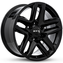 Load image into Gallery viewer, 507436 - RTX OE GM04 18X8.5 6X139.7 ET 26mm Gloss Black -  RTX Wheels Canada