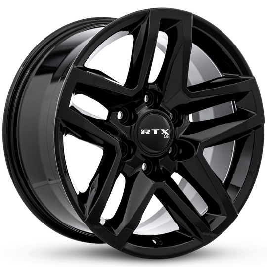507436 - RTX OE GM04 18X8.5 6X139.7 ET 26mm Gloss Black -  RTX Wheels Canada