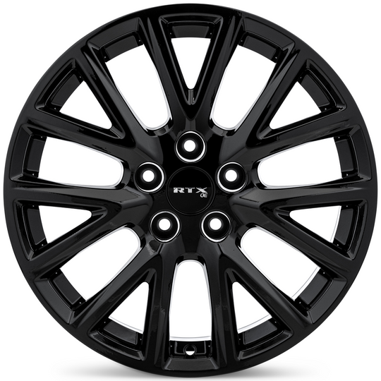 083266 - RTX OE GM06 20X8.5 5X120 ET 35mm Gloss Black -  RTX Wheels Canada