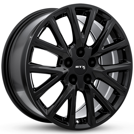 083265 - RTX OE GM06 18X8 5X120 ET 35mm Gloss Black -  RTX Wheels Canada