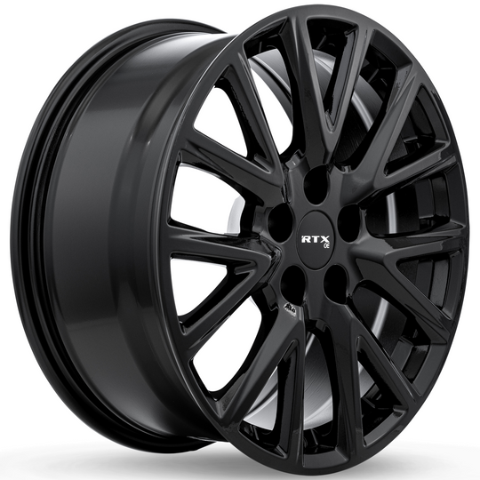 083265 - RTX OE GM06 18X8 5X120 ET 35mm Gloss Black -  RTX Wheels Canada