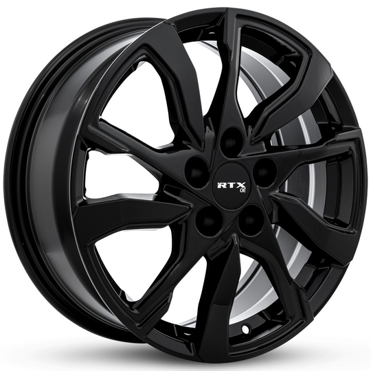 083267 - RTX OE GM07 17X7 5X115 ET 40mm Gloss Black -  RTX Wheels Canada