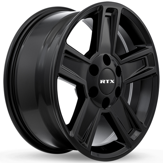 082179 - RTX Glacier 17X8 6X139.7 ET 15mm Satin Black - RTX Wheels Canada