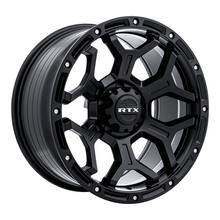 Load image into Gallery viewer, 083115 - RTX Offroad Goliath 20X9 6X135 ET 0mm Satin Black with Milled Rivets -  RTX Wheels Canada