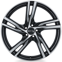 Load image into Gallery viewer, 082980 - RTX OE Gothenburg 20X8 5X108 ET 45mm Gloss Black Machined -  RTX Wheels Canada
