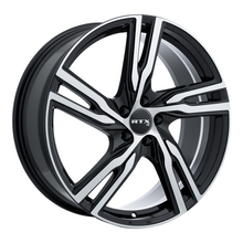 Load image into Gallery viewer, 082980 - RTX OE Gothenburg 20X8 5X108 ET 45mm Gloss Black Machined -  RTX Wheels Canada