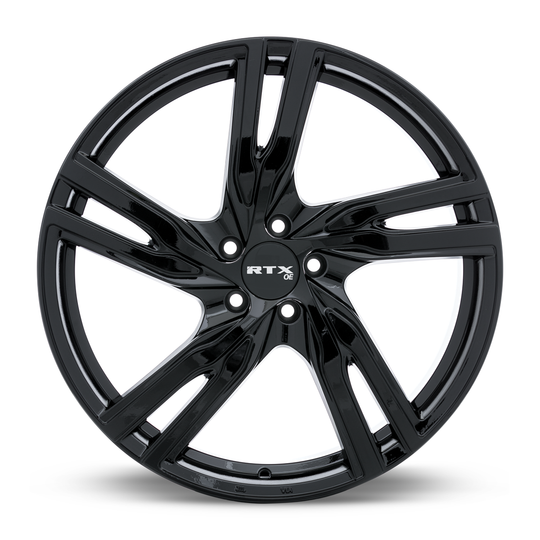 082997 - RTX OE Gothenburg 20X8 5X108 ET 45mm Gloss Black -  RTX Wheels Canada