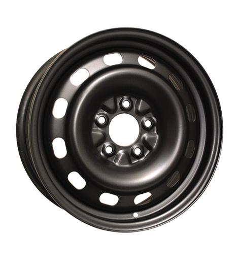 H2153AM - RTX Steel Wheel 16X6.5 5X114.3 ET 40mm Black - RTX Wheels Canada