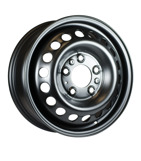 H2534AM - RTX Steel Wheel 16X6 5X130 ET 68mm Black - RTX Wheels Canada