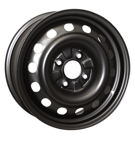 H3534AM - RTX Steel Wheel 15X6 4X108 ET 47mm Black - RTX Wheels Canada