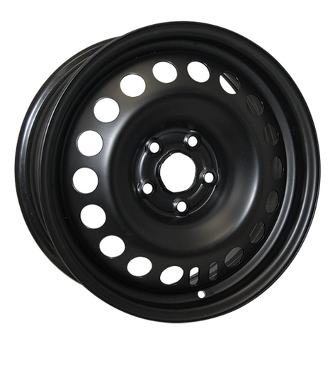 H5474AM - RTX Steel Wheel 16X6.5 5X105 ET 40mm Black - RTX Wheels Canada