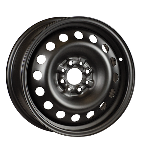 H61659AM - RTX Steel Wheel 15X6.5 4X98 ET 43mm Black - RTX Wheels Canada