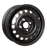 Load image into Gallery viewer, H62579AM - RTX Steel Wheel 15X6 4X100 ET 45mm Black - RTX Wheels Canada