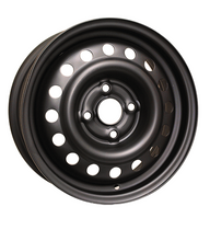 Load image into Gallery viewer, H63827AM - RTX Steel Wheel 14X5.5 4X100 ET 45mm Black - RTX Wheels Canada