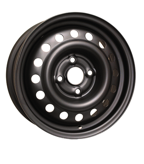 H63827AM - RTX Steel Wheel 14X5.5 4X100 ET 45mm Black - RTX Wheels Canada