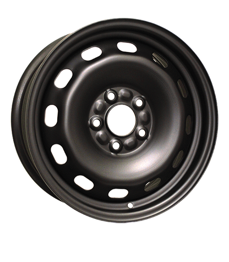 H64860AM - RTX Steel Wheel 15X6 5X114.3 ET 45mm Black - RTX Wheels Canada