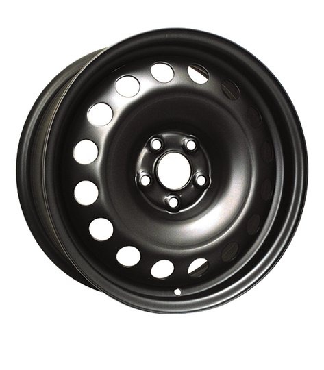 H68700AM - RTX Steel Wheel 16X6.5 5X100 ET 48mm Black - RTX Wheels Canada